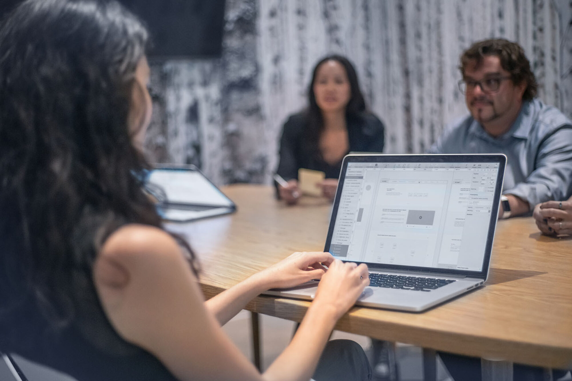 Ux designer working on a user journey